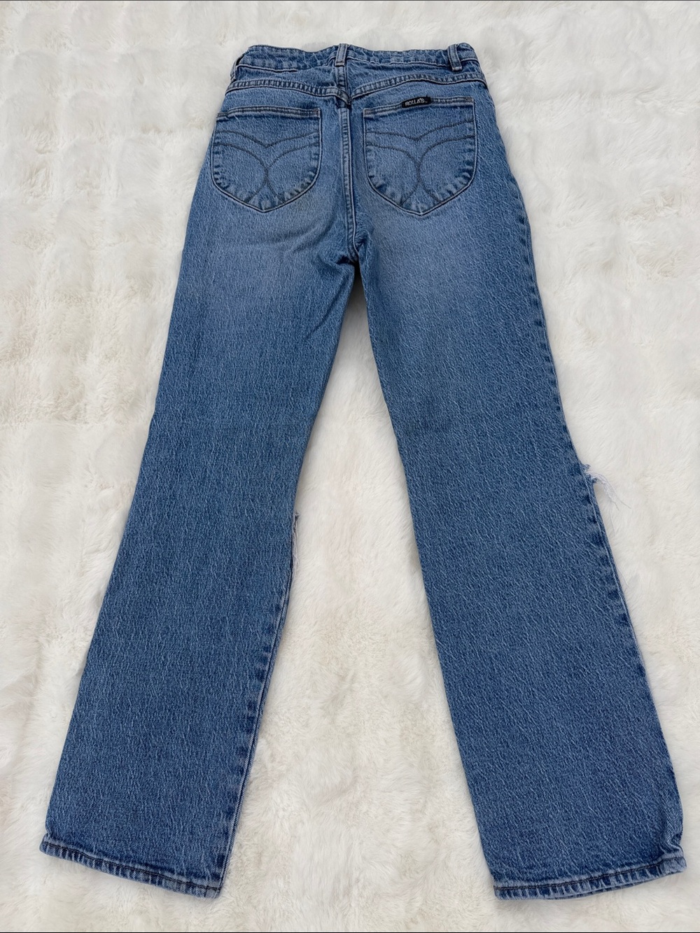 Rolla’s high rise straight jeans size 26 - Picture 7 of 8